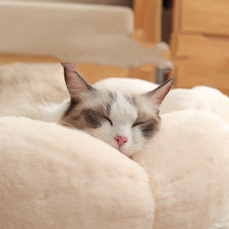 Flower-shaped Pet Cat and Dog Bed