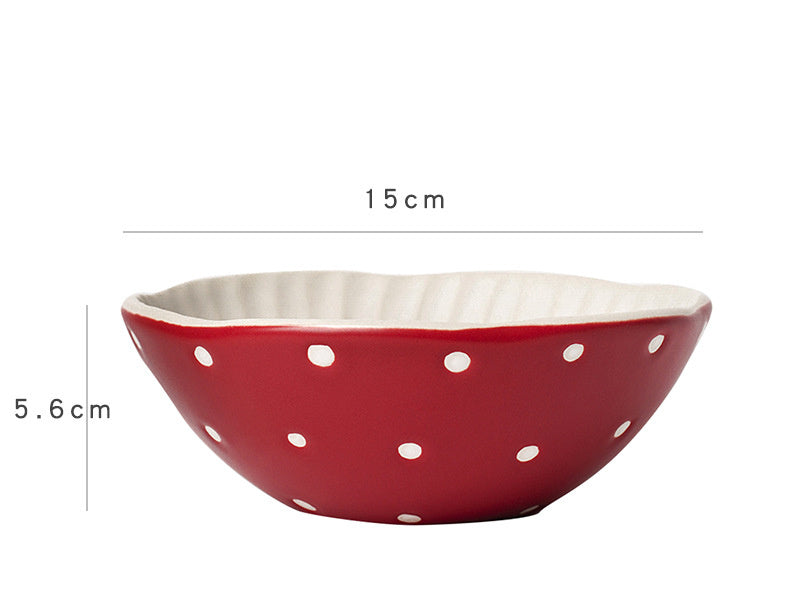 Maidenheart Red Mushroom Tableware