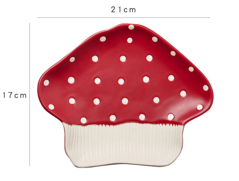 Maidenheart Red Mushroom Tableware