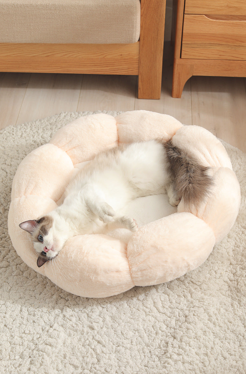 Flower-shaped Pet Cat and Dog Bed