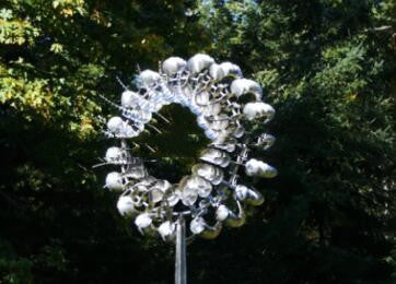 Lawn Garden Metal Kinetic Windmill