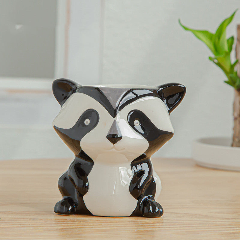 Ceramic Cartoon Animal Succulent Flower Pot