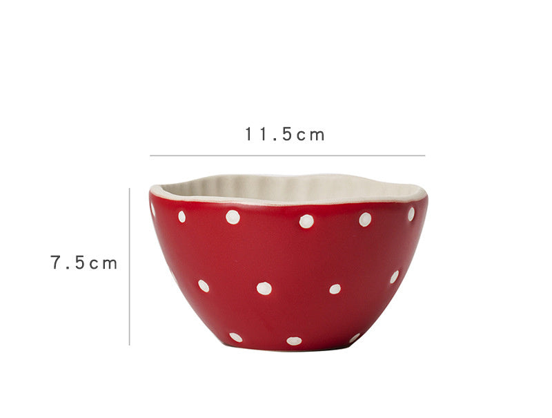 Maidenheart Red Mushroom Tableware