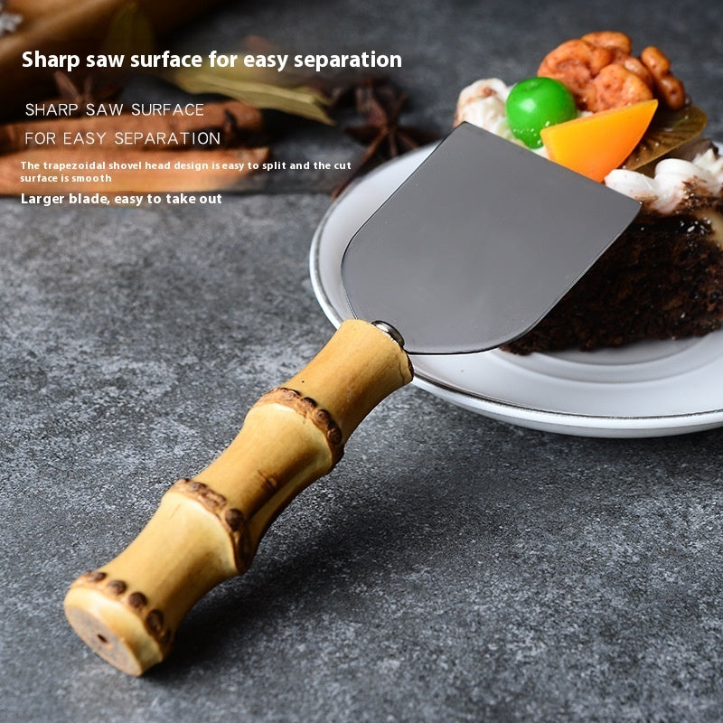 Baking Tool Pizza Bamboo Cheese Knife Set
