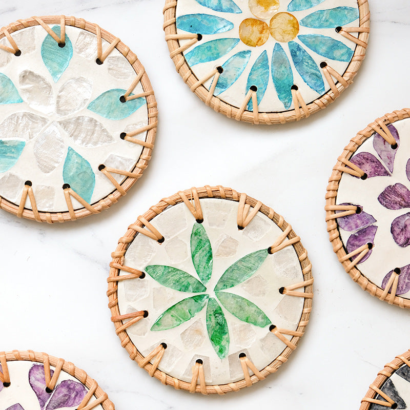 Rattan Style Coaster