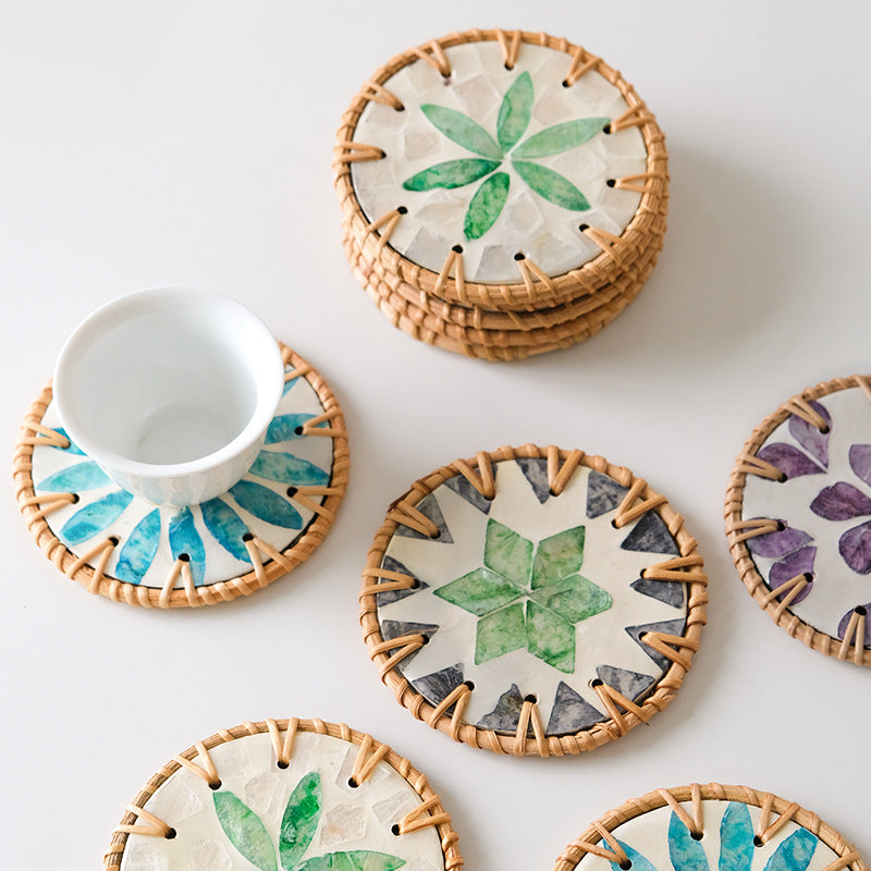 Rattan Style Coaster