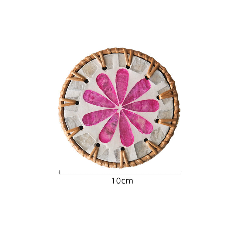 Rattan Style Coaster