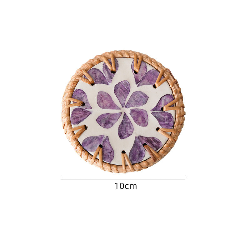 Rattan Style Coaster