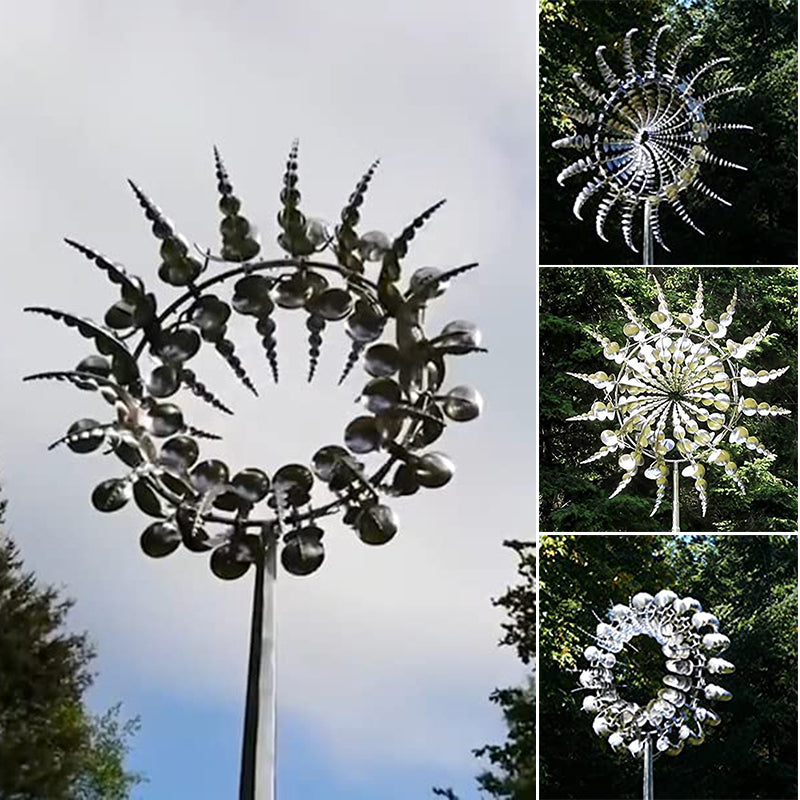 Lawn Garden Metal Kinetic Windmill
