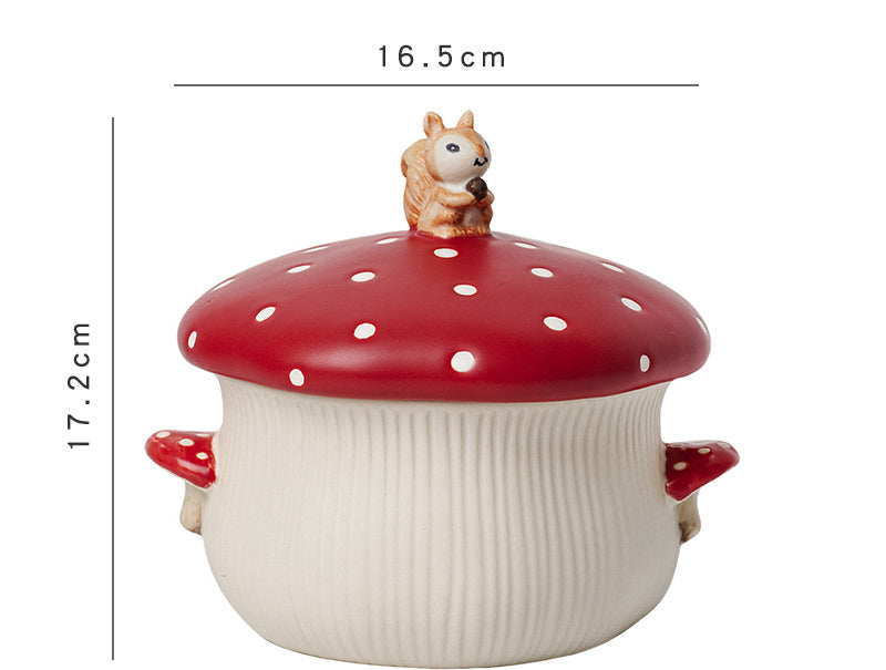 Maidenheart Red Mushroom Tableware